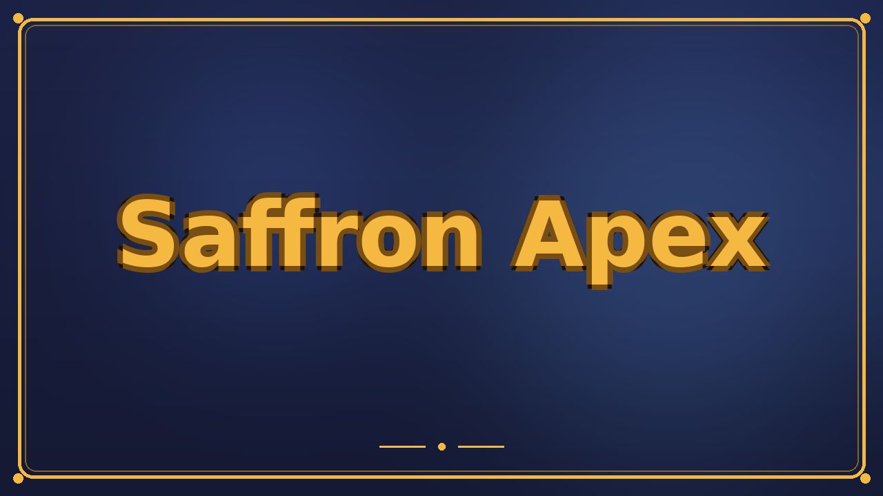 Saffron Apex