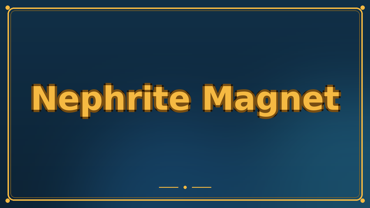 Nephrite Magnet