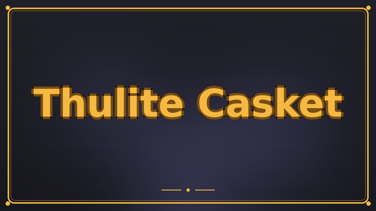 Thulite Casket