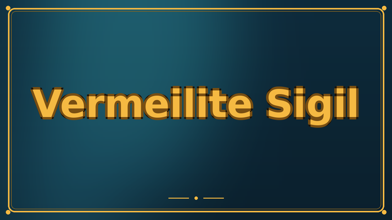 Vermeilite Sigil