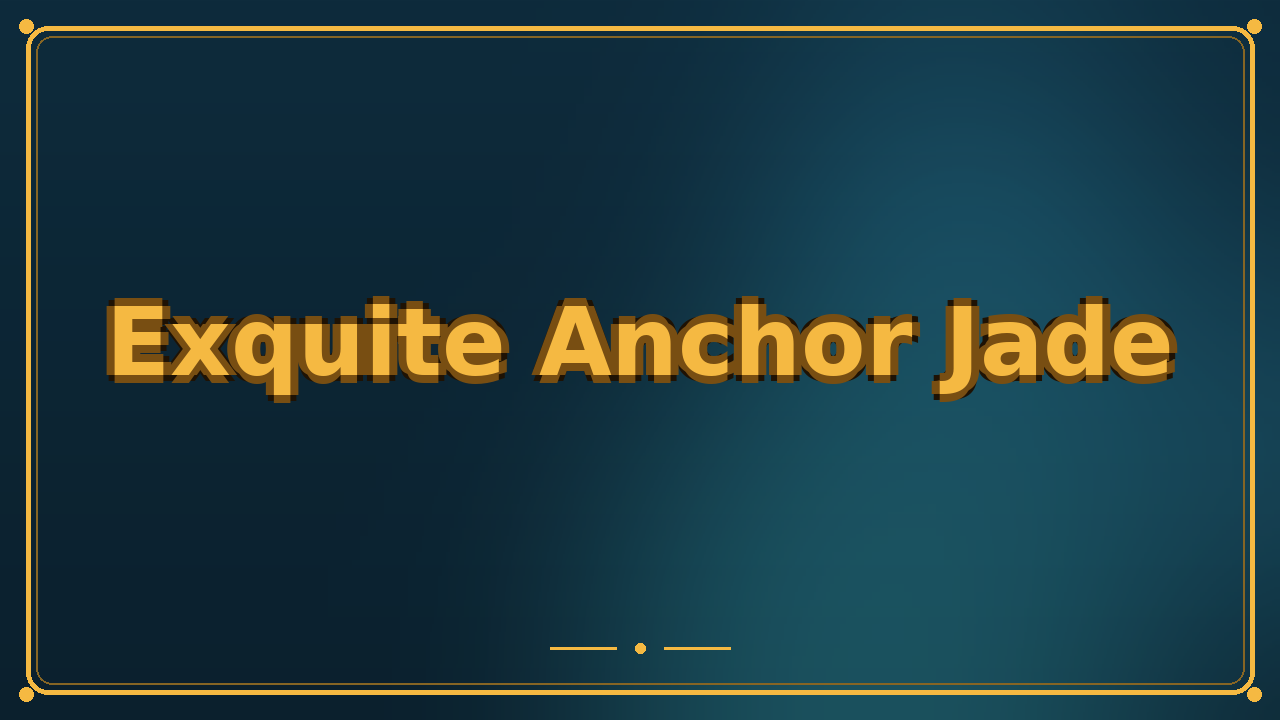 Exquite Anchor Jade