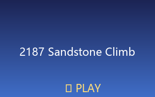 Sandstone climb