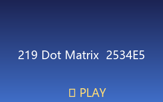 Dot Matrix 2534E5