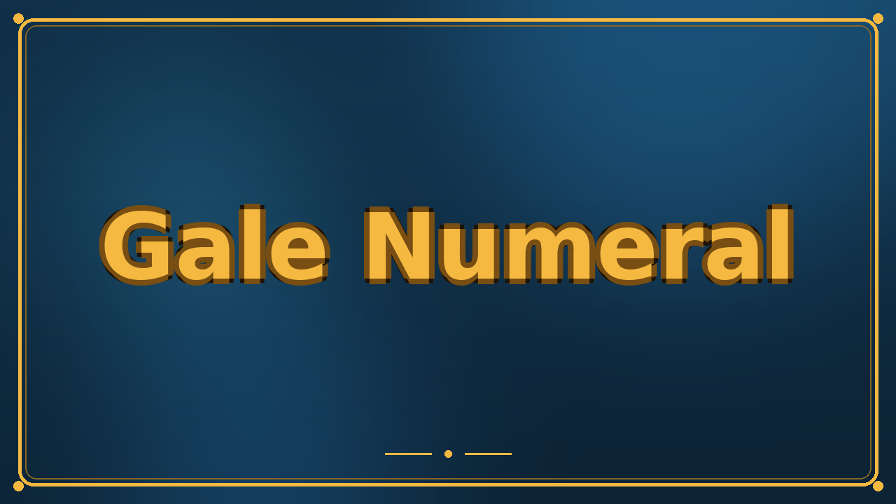 Gale Numeral