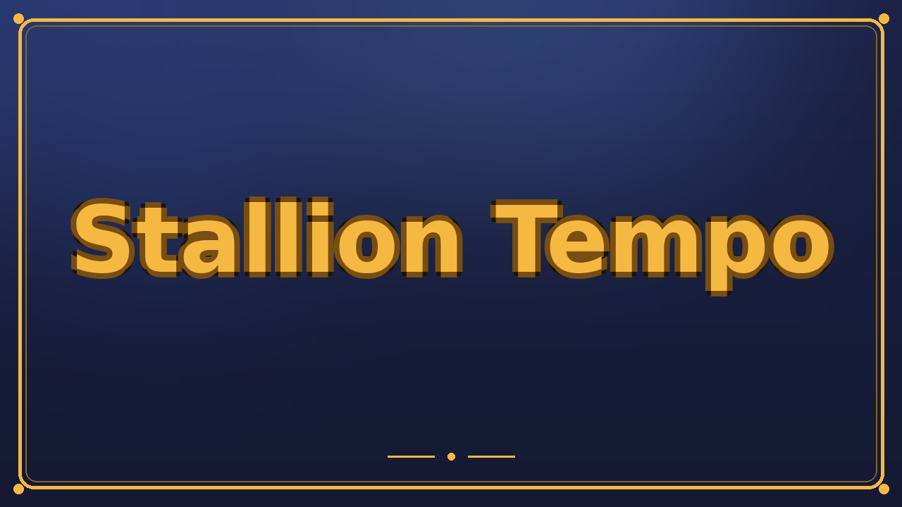 Stallion Tempo