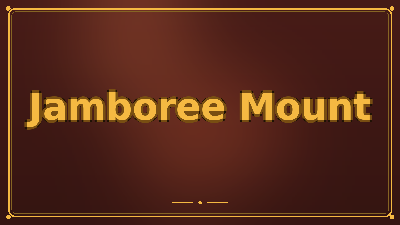 Jamboree Mount