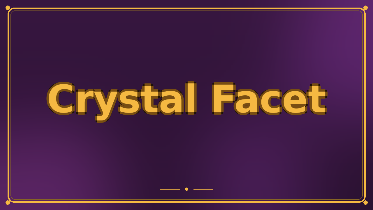 Crystal Facet