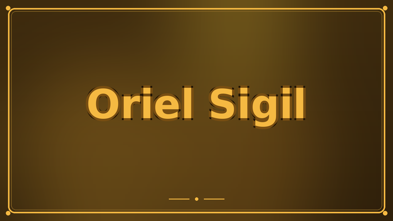 Oriel Sigil
