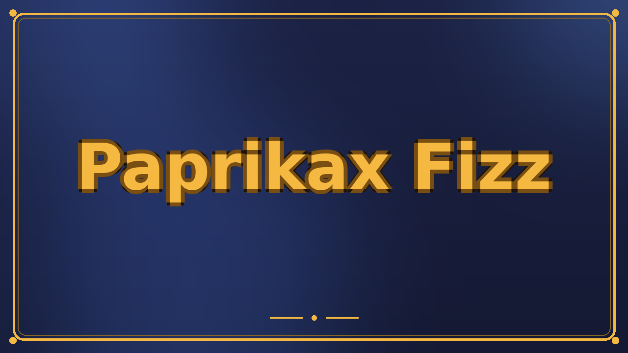 Paprikax Fizz